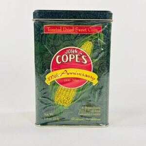 Vintage John Cope's 100th Anniversary Sweet Corn Tin 1900-2000
